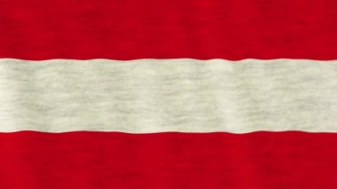 Avusturyalı closeup şişmiş Rüzgardaki bayrak.