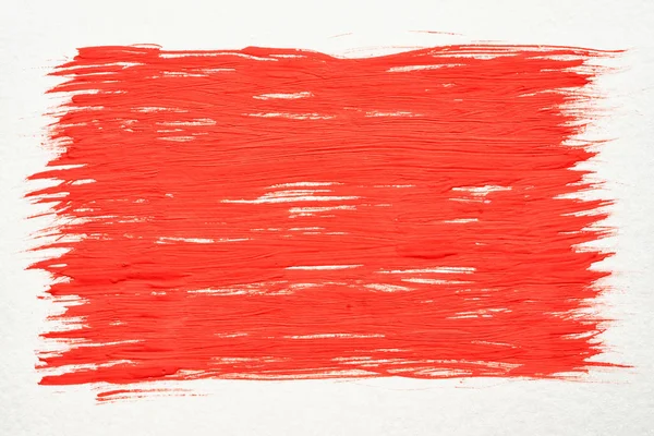 Roter Rechteckiger Aquarell Textur Pinselstrich Für Ihren Text — Stockfoto