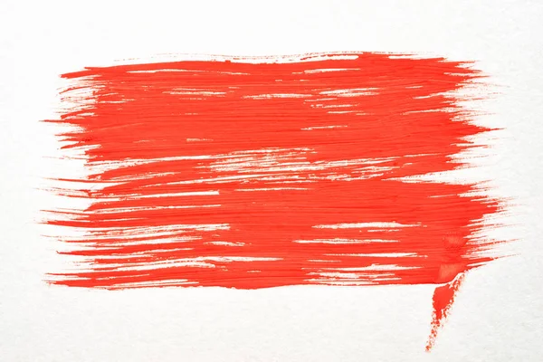 Roter Rechteckiger Aquarell Textur Pinselstrich Für Ihren Text Mit Verschwommenem — Stockfoto