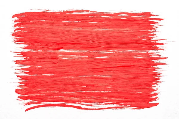Roter Rechteckiger Aquarell Textur Pinselstrich Für Ihren Text — Stockfoto