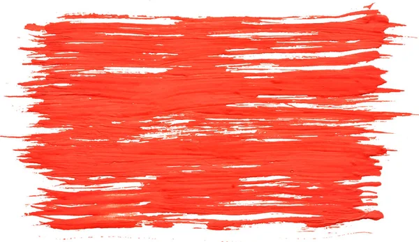 Roter Rechteckiger Aquarell Textur Pinselstrich Für Ihren Text — Stockvektor