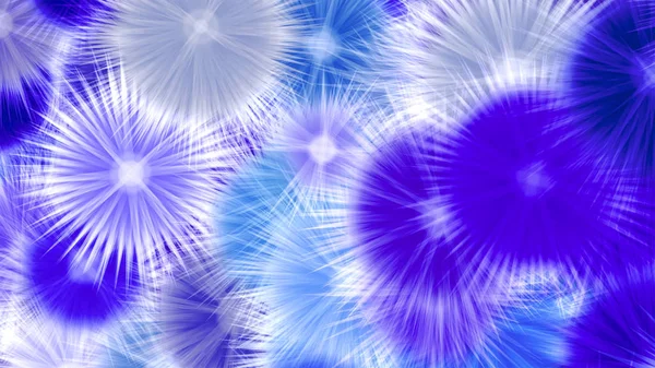 Abstrato Azul Estrela Círculos Composição Fundo — Fotografia de Stock
