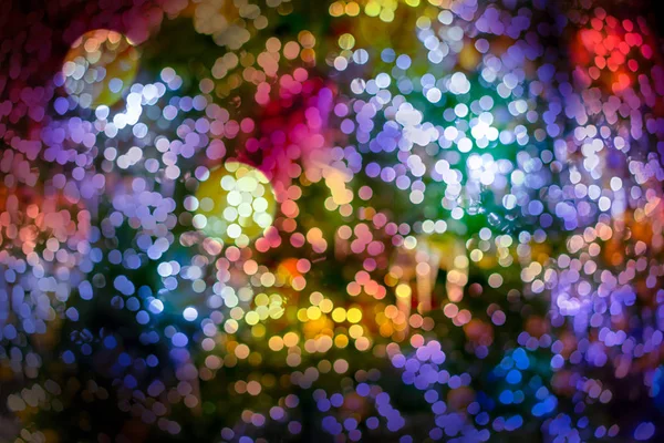 Разноцветный Боке Круг Формы Размытие Абстрактной — стоковое фото