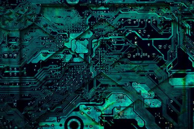 Koruma kalkanı devre kartı. Elektronik bilgisayar donanım işlemci güvenlik teknolojisi. Anakart dijital çip. Teknik işlemci koruyucusu.