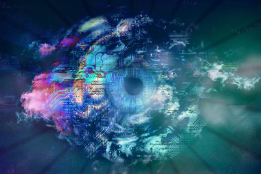 Bilgisayar gözü, internet izleme konsepti