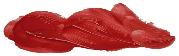 Pintura Óleo Patrón Rojo Abstracto Pincelada Acrílica Mano Deawn Pintura — Archivo Imágenes Vectoriales