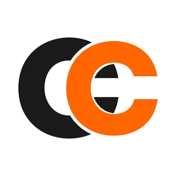 CC logotipo inicial de la empresa geométrica y vector icono Gráficos vectoriales