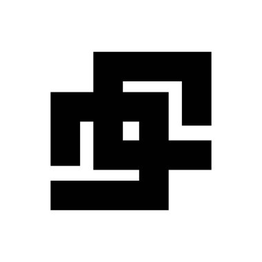 Dg, Dd, Gd, Go Geometrik şirket logosu ve vektör simgesi