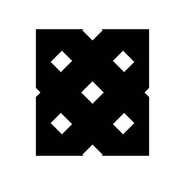 X装飾イニシャル幾何学的な会社のロゴとベクトルアイコン — ストックベクタ