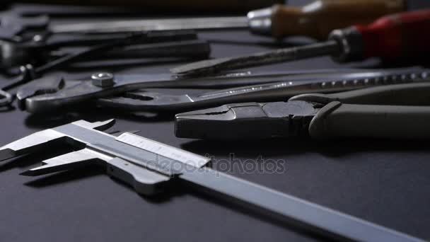 Tools for craftsmen. — Stock Video