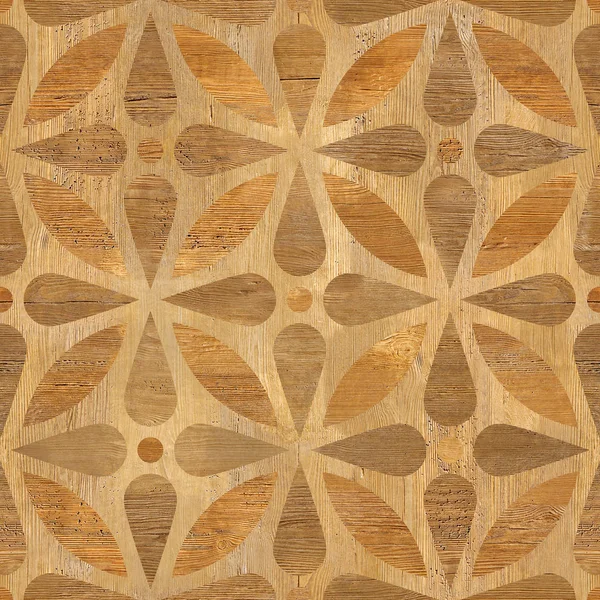 Decorative oriental pattern - Interior Design wallpaper - wood texture — Stock Photo, Image