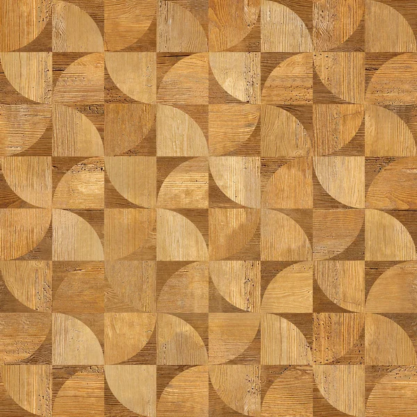 Interior wall panel pattern - seamless background - wood surface — Stock Photo, Image