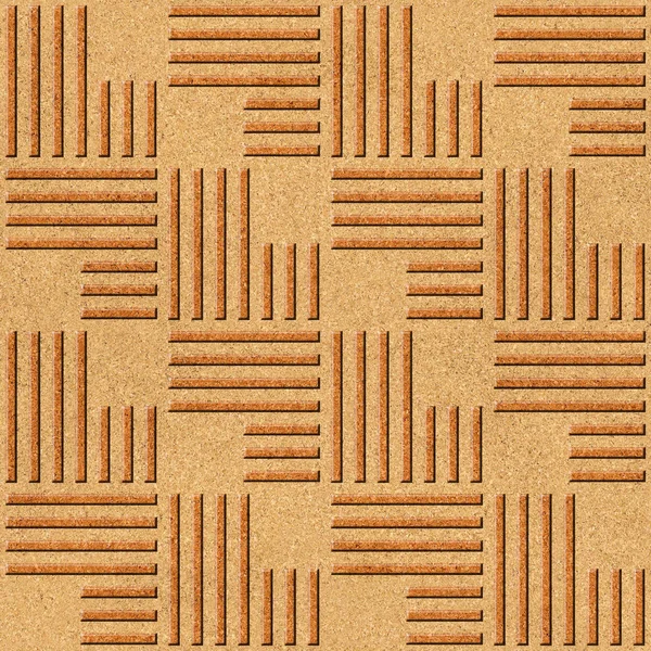 Abstract paneling pattern - seamless background - texture cork — Stock Photo, Image