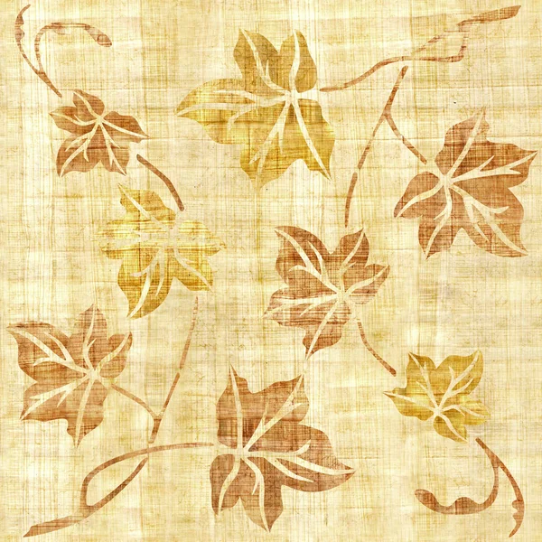 Decorative tree leaves - seamless background - Interior wallpaper — Stock Photo, Image