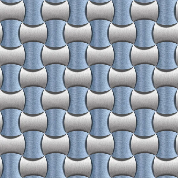 Rounded decorative tiles - Abstract paneling pattern — Stockfoto