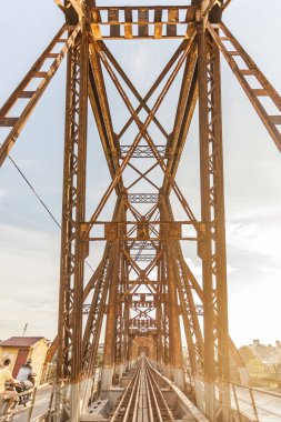 Hanoi, Vietnam uzun bien Köprüsü