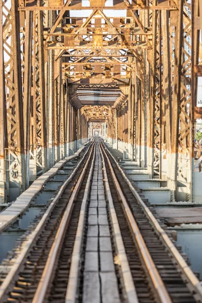 Long bien bridge at Hanoi, Vietnam — Stock Photo, Image