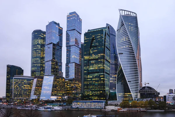 Moscow city in night — Stock Photo, Image