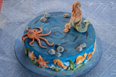mannequin story based cake mockup mermaid ocean cake  clipart