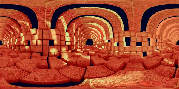 렌더링 360 Panorama Abstract Images Geometry Background — 스톡 사진