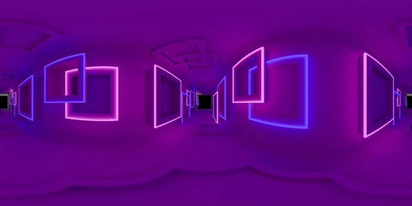 3d illüstrasyon, 3D görüntüleme, geometri arkaplanının 360 panorama soyut resimleri