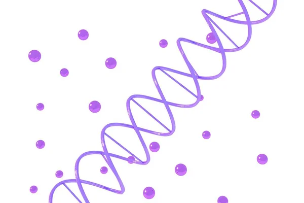 Representación Estructura Del Adn Ácido Desoxirribonucleico Ilustración — Foto de Stock
