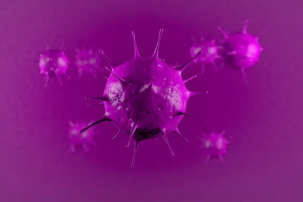 Mikroskop Virüsü Yaklaşıyor Bulaşıcı Hastalıklara Yol Açan Illüstrasyon Virüsleri Hepatit — Stok fotoğraf