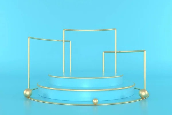 3D görüntüleme, soyut geometrik arkaplan, silindir podyum, minimalist ilkel şekiller, modern model, boş şablon, boş vitrin, vitrin