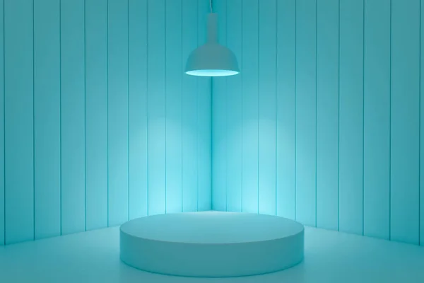 3D görüntüleme, soyut geometrik arkaplan, silindir podyum, minimalist ilkel şekiller, modern model, boş şablon, boş vitrin, vitrin