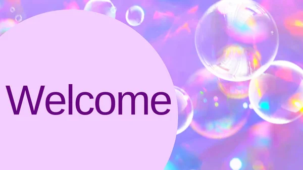 Welcome word welcoming greeting sign