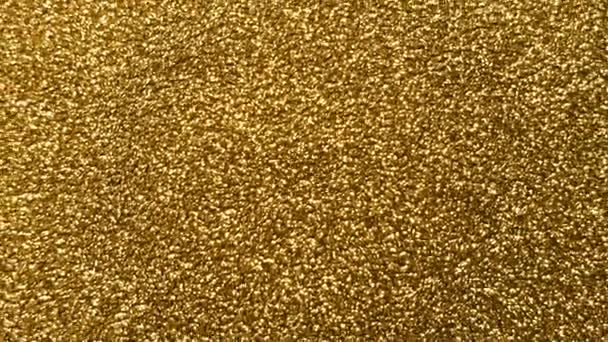 Sparkling Golden Glitter Background Wallpaper — Stock Video