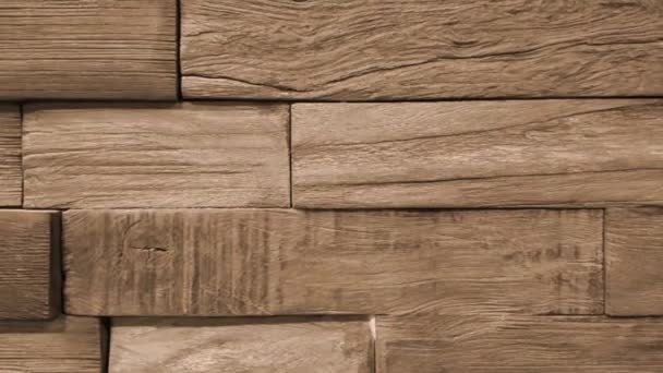 Legno Legno Sfondo Texture Bordo — Video Stock