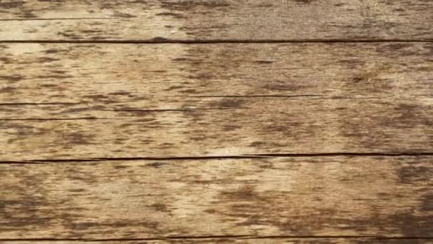 Drewniane Drewno Tło Tekstury Pokładzie — Wideo stockowe