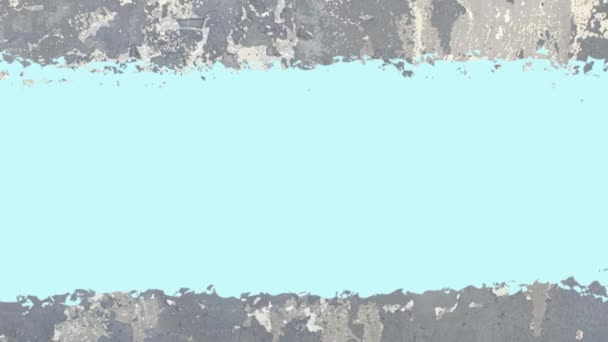 Beton Hintergrund Farbe Pinsel Raum — Stockvideo