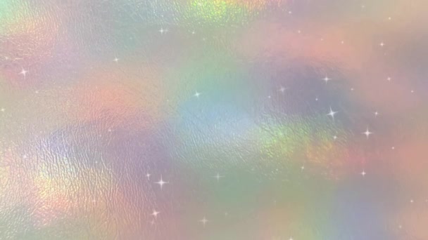 Rainbow Färger Glittrande Glitter Bakgrund — Stockvideo