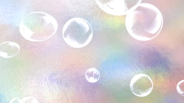 Regenboog Kleuren Sprankelende Glitter Achtergrond — Stockvideo