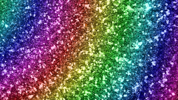 Regenbogenfarben Glitzern Glitzernd Mehrfarbigen Hintergrund — Stockfoto