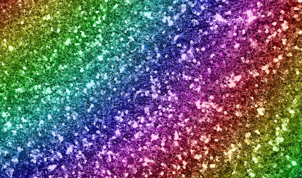 Gökkuşağı Renkleri Işıltılı Çok Renkli Arkaplan — Stok fotoğraf