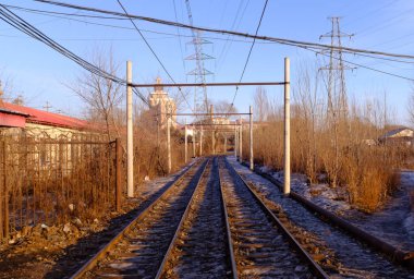 Çin kuzey bölgesi sanayii paslı demiryolu manzarasını terk etti