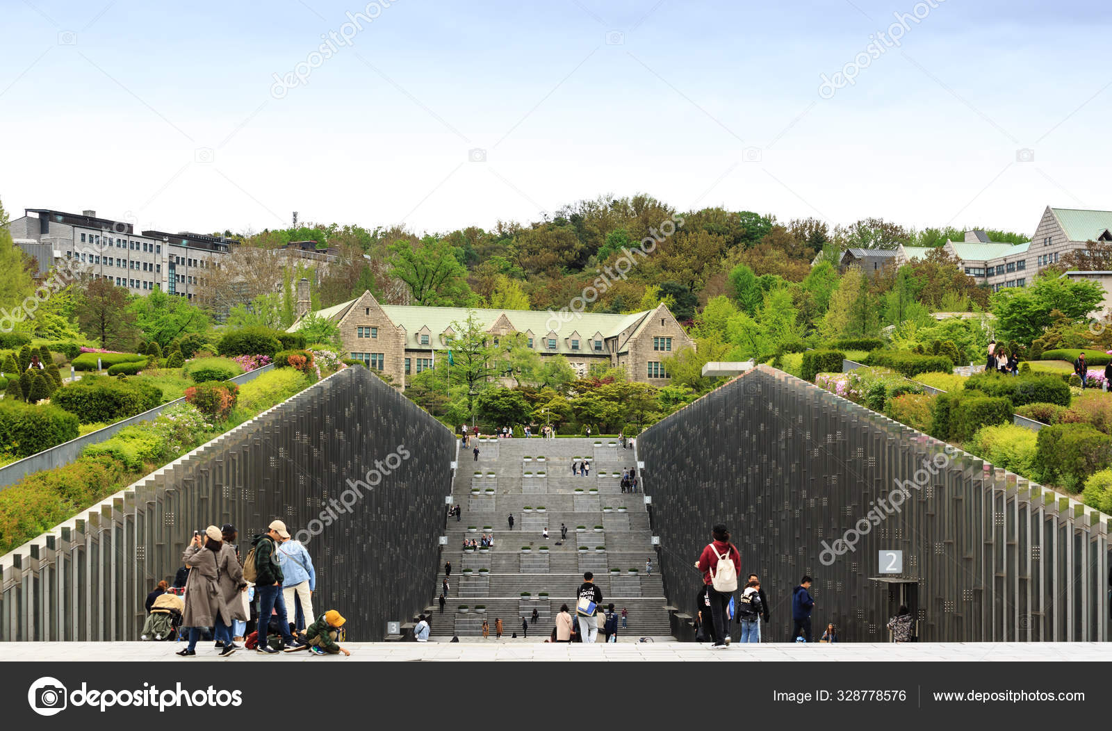 Seoul South Korea 26 Apr 2019 Ewha Womans University Famous