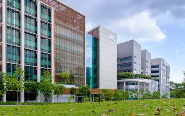 Singapore-22 DEC 2017:Singapore one north science park building day view