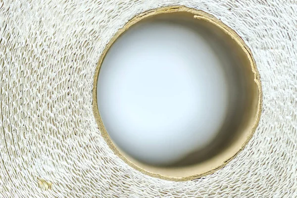 Geri Dönüştürülmüş Kağıttan Yapılmış Tuvalet Kağıdı Katmanları Makro Görüntüyü Kapat - Stok İmaj