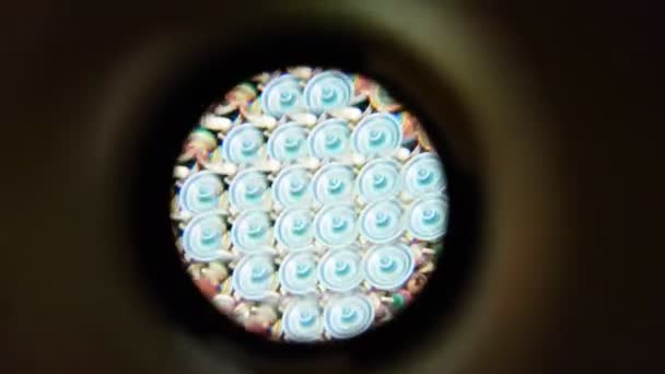 Fazla Iplik Kaleydoskop Görünümü — Stok video