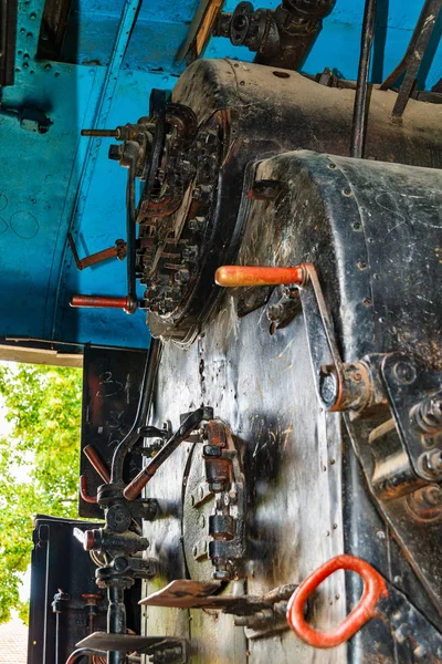 Kikinda Serbia July 2019 Old Locomotive Set Kikinda Steam Locomotive — Stock Photo, Image