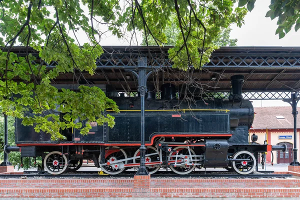 Κικίντα Σερβία Ιουλίου 2019 Μια Παλιά Ατμομηχανή Στο Κικίντα Ατμομηχανή — Φωτογραφία Αρχείου