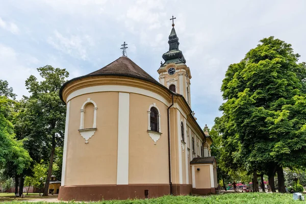 Кинда Сербия Июля 2019 Года Православная Церковь Святого Николая Городе — стоковое фото