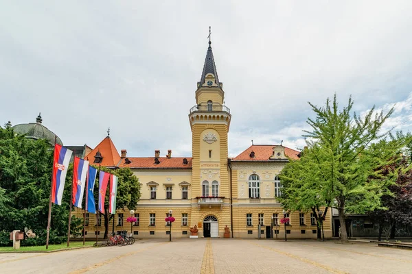 Kikinda Sırbistan Temmuz 2019 Kikinda Şehir Meclisi Sırbistan Kikinda Kentindeki — Stok fotoğraf
