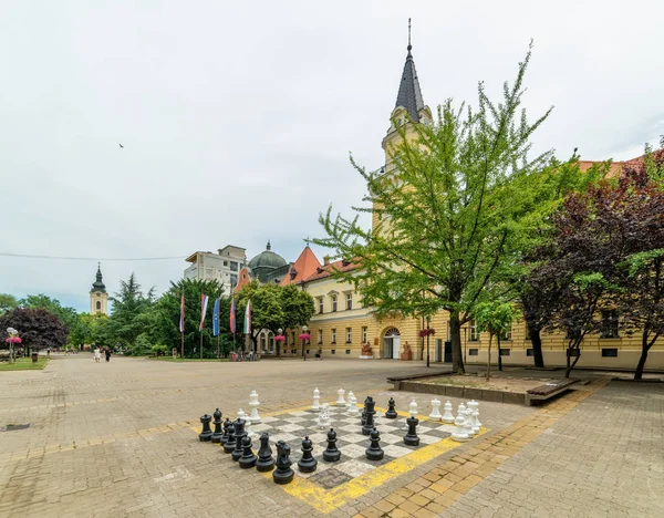 Kikinda Szerbia 2019 Július Kikinda City Assembly Városháza Kikindában Szerbia — Stock Fotó