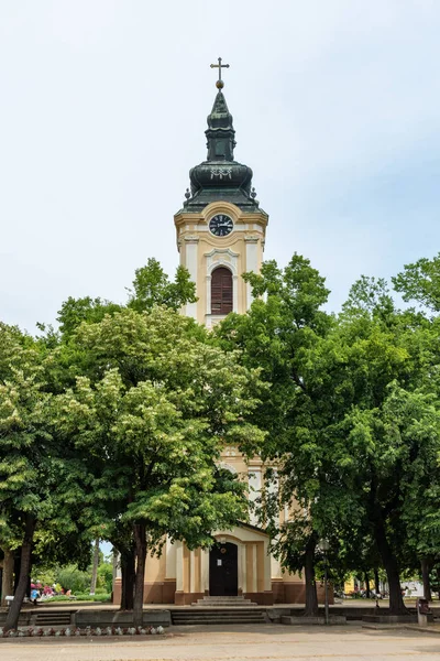 Kikinda Servië Juli 2019 Orthodoxe Kerk Van Sint Nicola Kikinda Rechtenvrije Stockfoto's