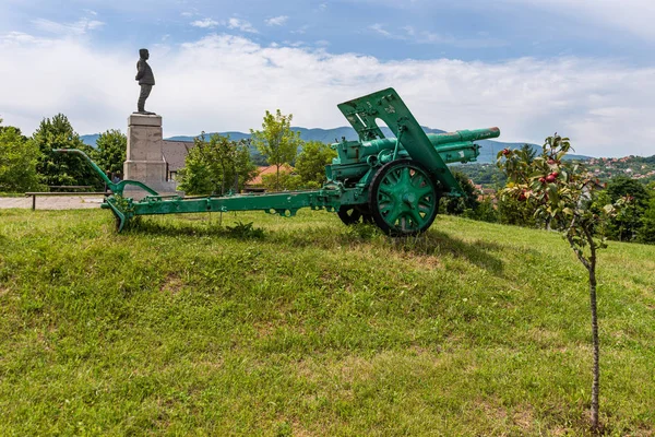 Loznica Serbie Juillet 2019 Monument Stepa Stepanovic 1856 1929 Loznica — Photo